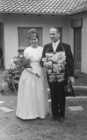 Königspaar 1963 - Karl Gottschalk und Renate Brösike - Schützenkompanie Oeventrop