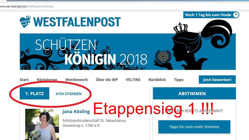 Etappensieg